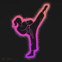Karate Girl Martial Arts Women Taekwondo T-Shirt thumb 7