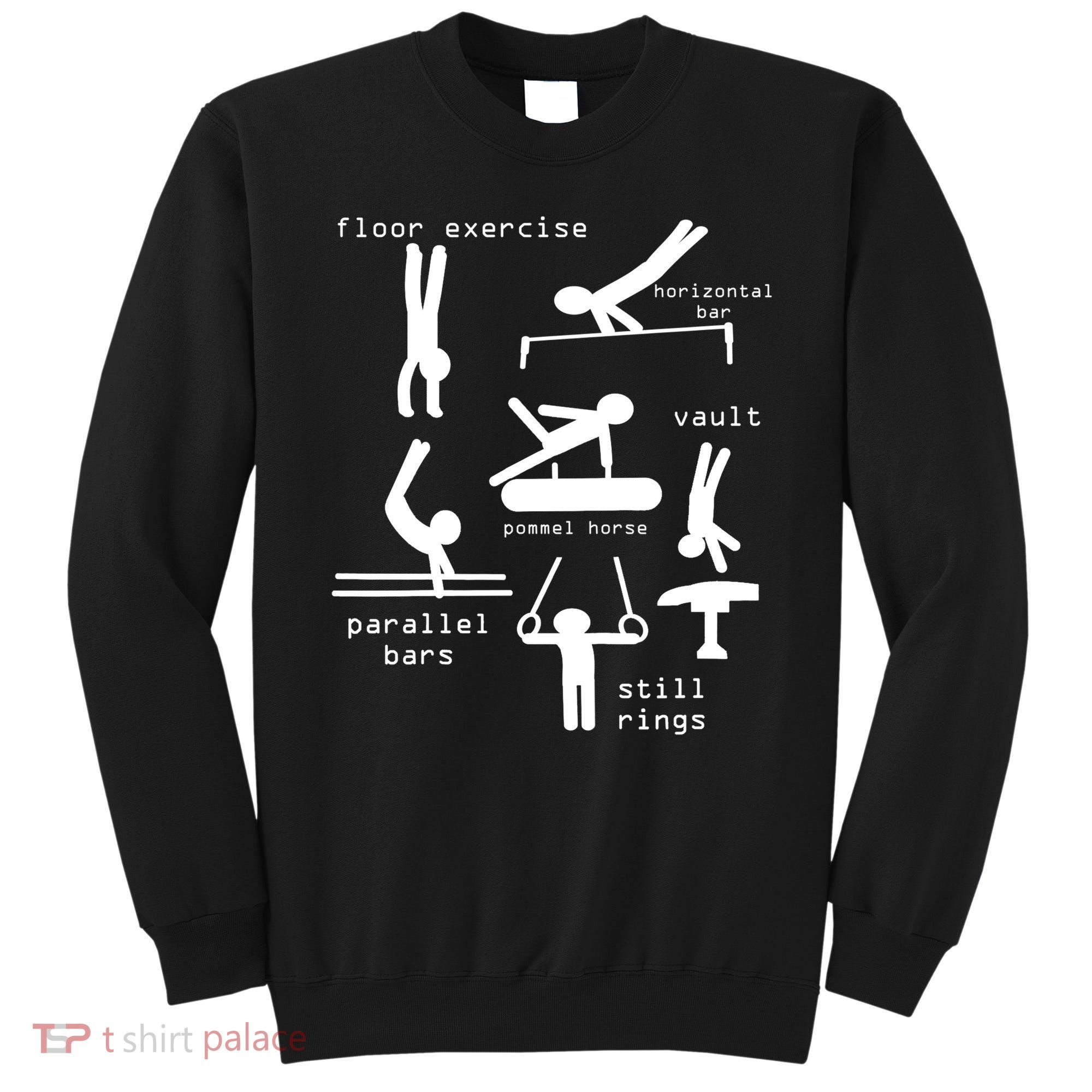 Kids Gipsytshirts: Men Gymnastics Events TShirt Youth Sweatshirt