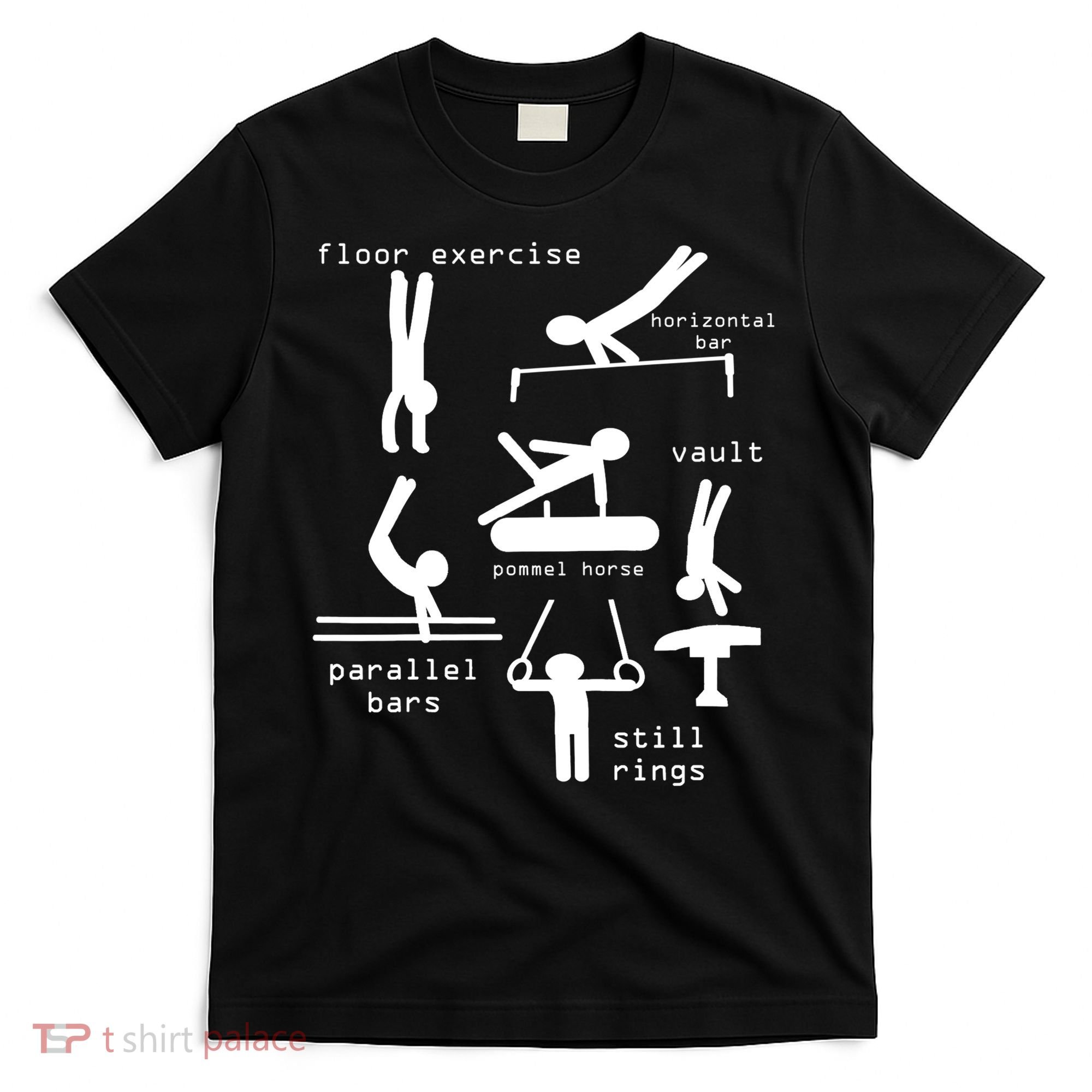 Kids Gipsytshirts: Men Gymnastics Events TShirt Youth T-Shirt