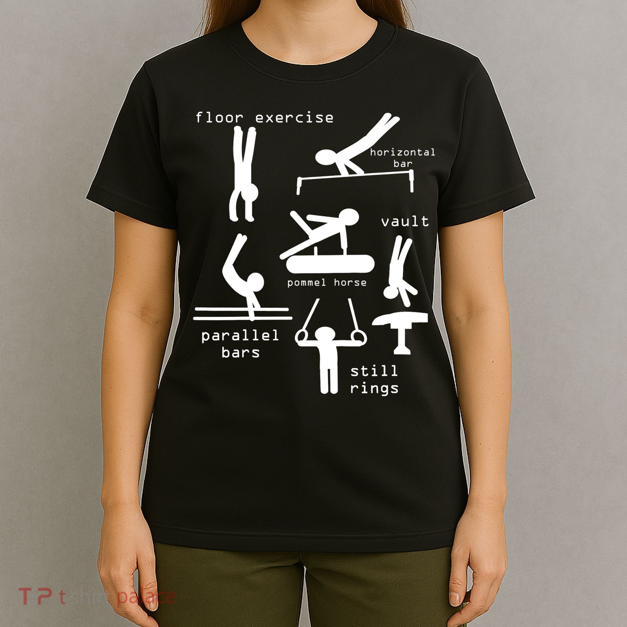 Kids Gipsytshirts: Men Gymnastics Events TShirt Youth T-Shirt