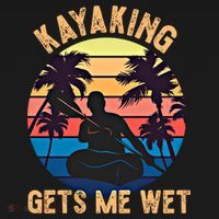 Kayaking Gets Me Wet Funny Halloween Christmas Kayaks Gift Toddler Hoodie thumb 2