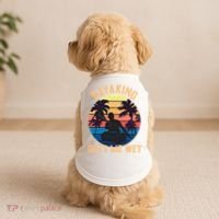 Kayaking Gets Me Wet Funny Halloween Christmas Kayaks Gift Doggie Tank thumb 2