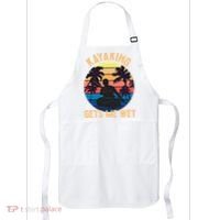 Kayaking Gets Me Wet Funny Halloween Christmas Kayaks Gift Apron thumb 0