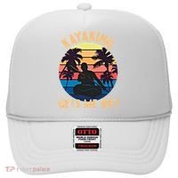 Kayaking Gets Me Wet Funny Halloween Christmas Kayaks Gift Hat thumb 0