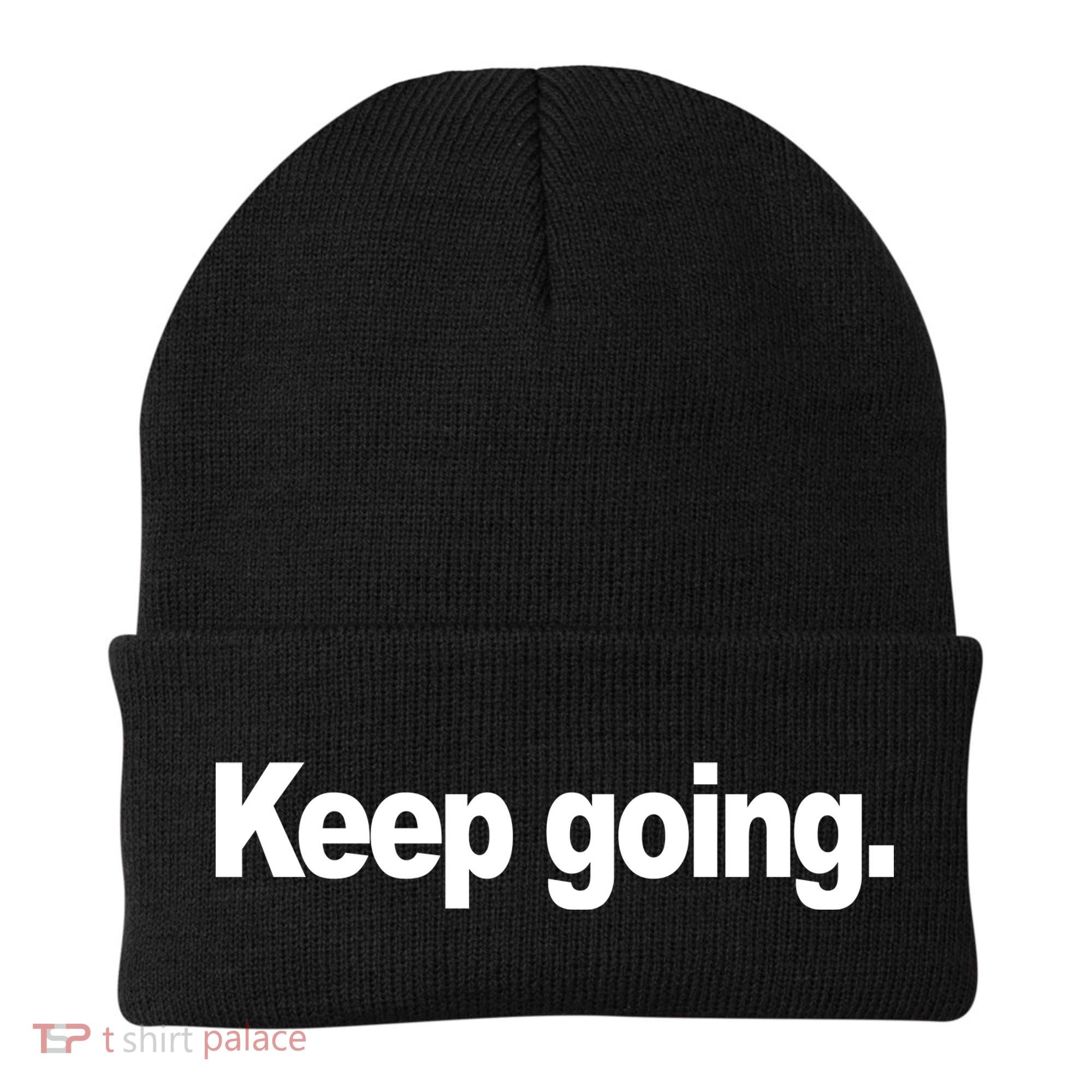 Keep Going Motivation Beanie