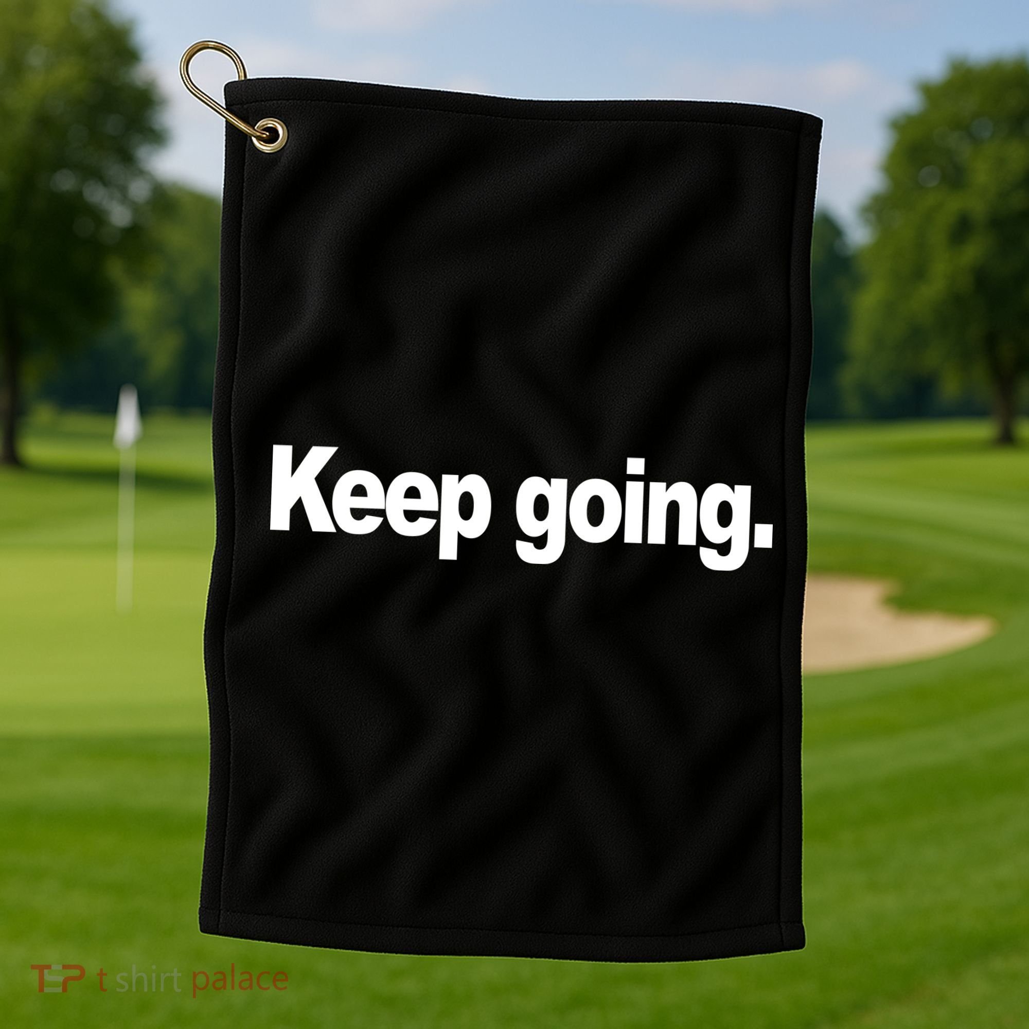 Keep Going Motivation Golf Towel