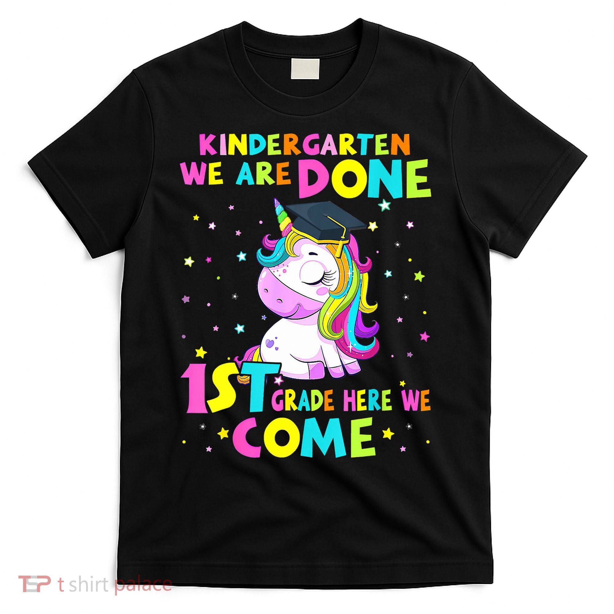 Kindergarten Graduation Magical Unicorn For Girls Graduate T-Shirt