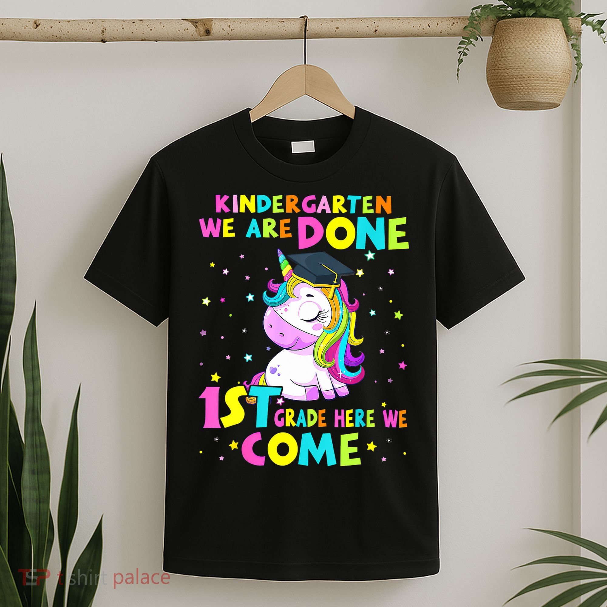 Kindergarten Graduation Magical Unicorn For Girls Graduate T-Shirt