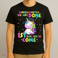 Kindergarten Graduation Magical Unicorn For Girls Graduate T-Shirt thumb 3