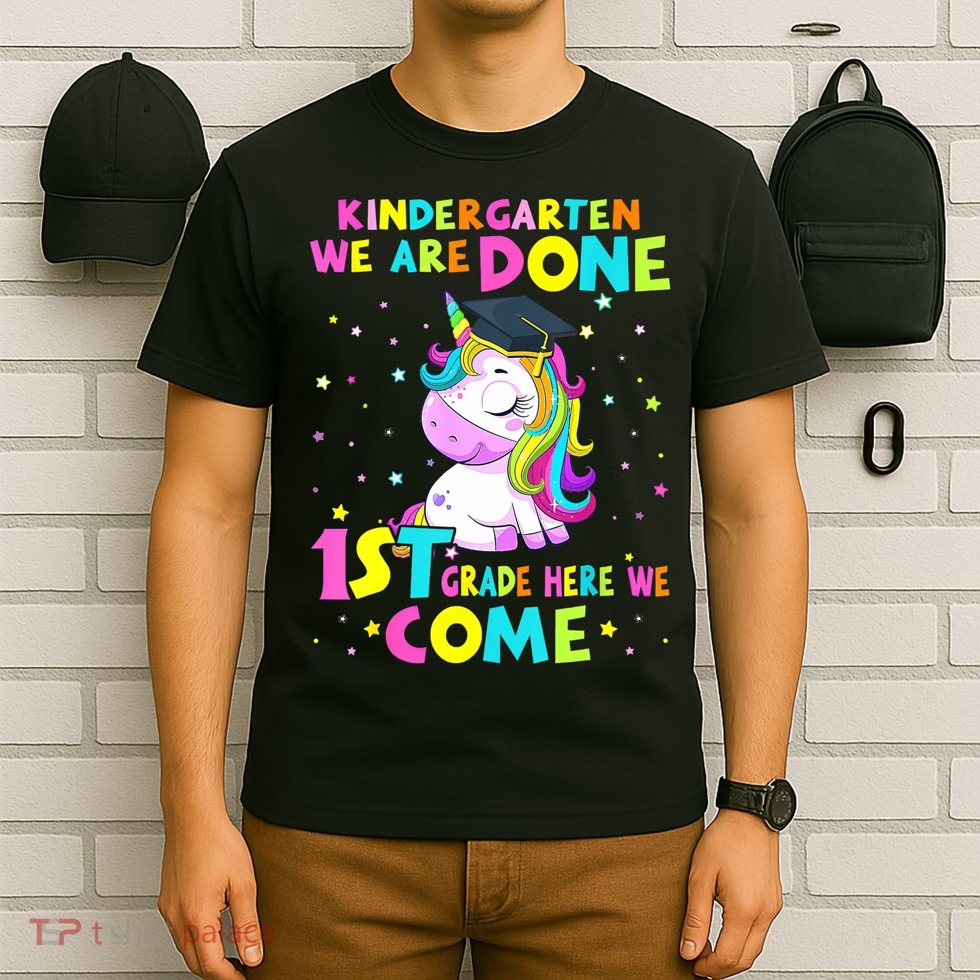 Kindergarten Graduation Magical Unicorn For Girls Graduate T-Shirt