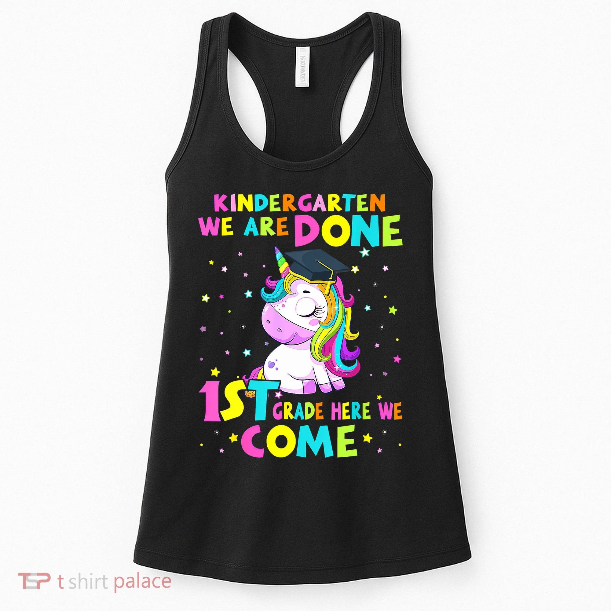 Kindergarten Graduation Magical Unicorn For Girls Graduate Women's Tank Top