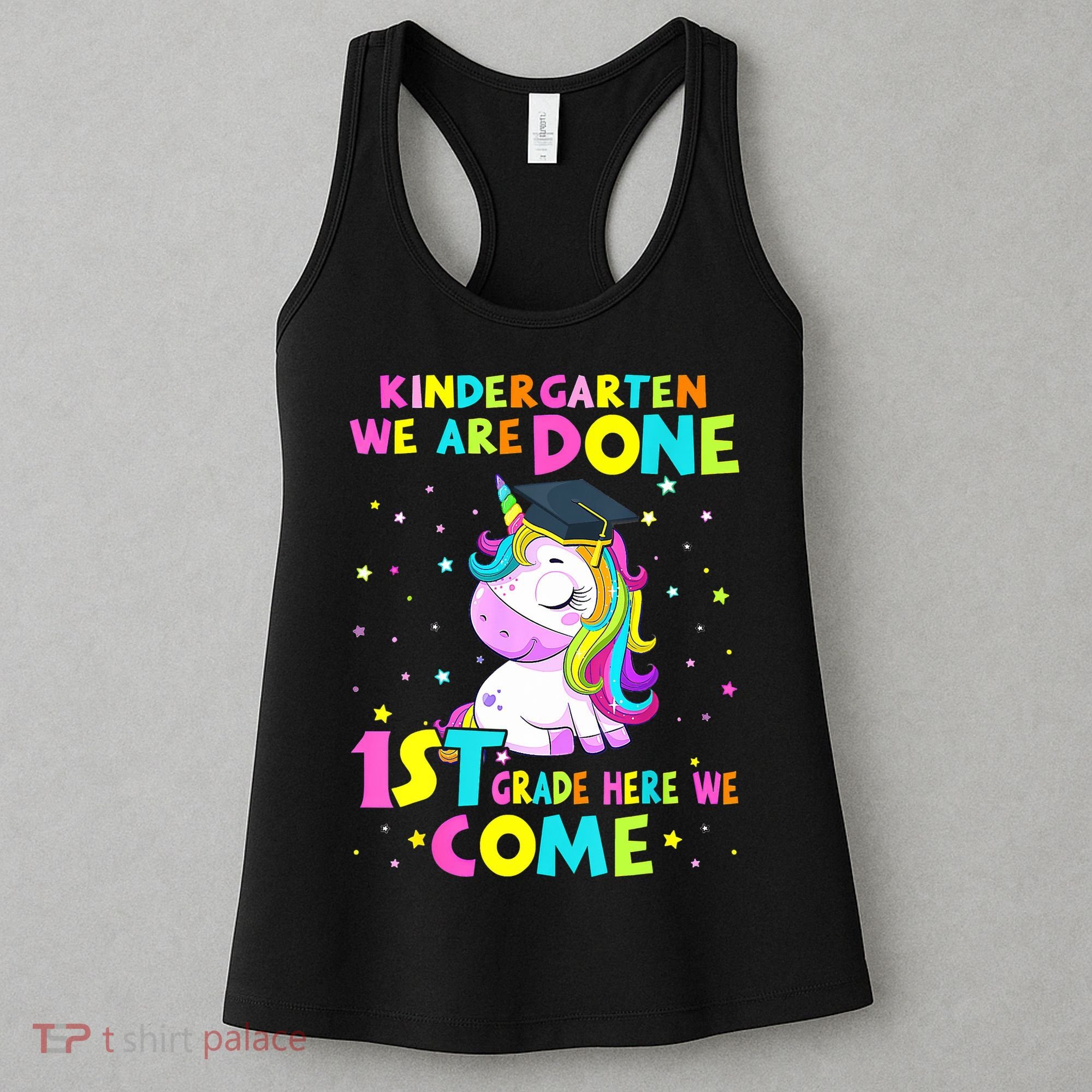Kindergarten Graduation Magical Unicorn For Girls Graduate Women's Tank Top
