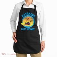 Kayaking Gets Me Wet Halloween Funny Apron thumb 2