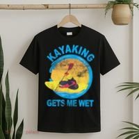Kayaking Gets Me Wet Halloween Funny T-Shirt thumb 2