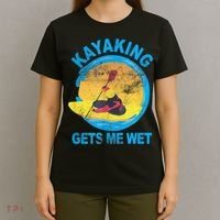 Kayaking Gets Me Wet Halloween Funny T-Shirt thumb 4