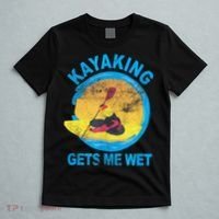 Kayaking Gets Me Wet Halloween Funny T-Shirt thumb 5