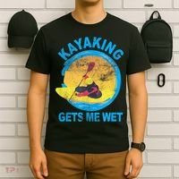 Kayaking Gets Me Wet Halloween Funny T-Shirt thumb 6