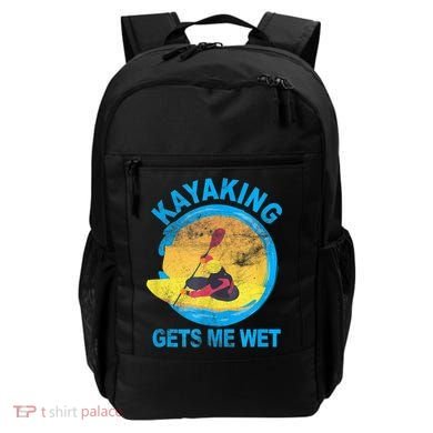 Kayaking Gets Me Wet Halloween Funny Backpack