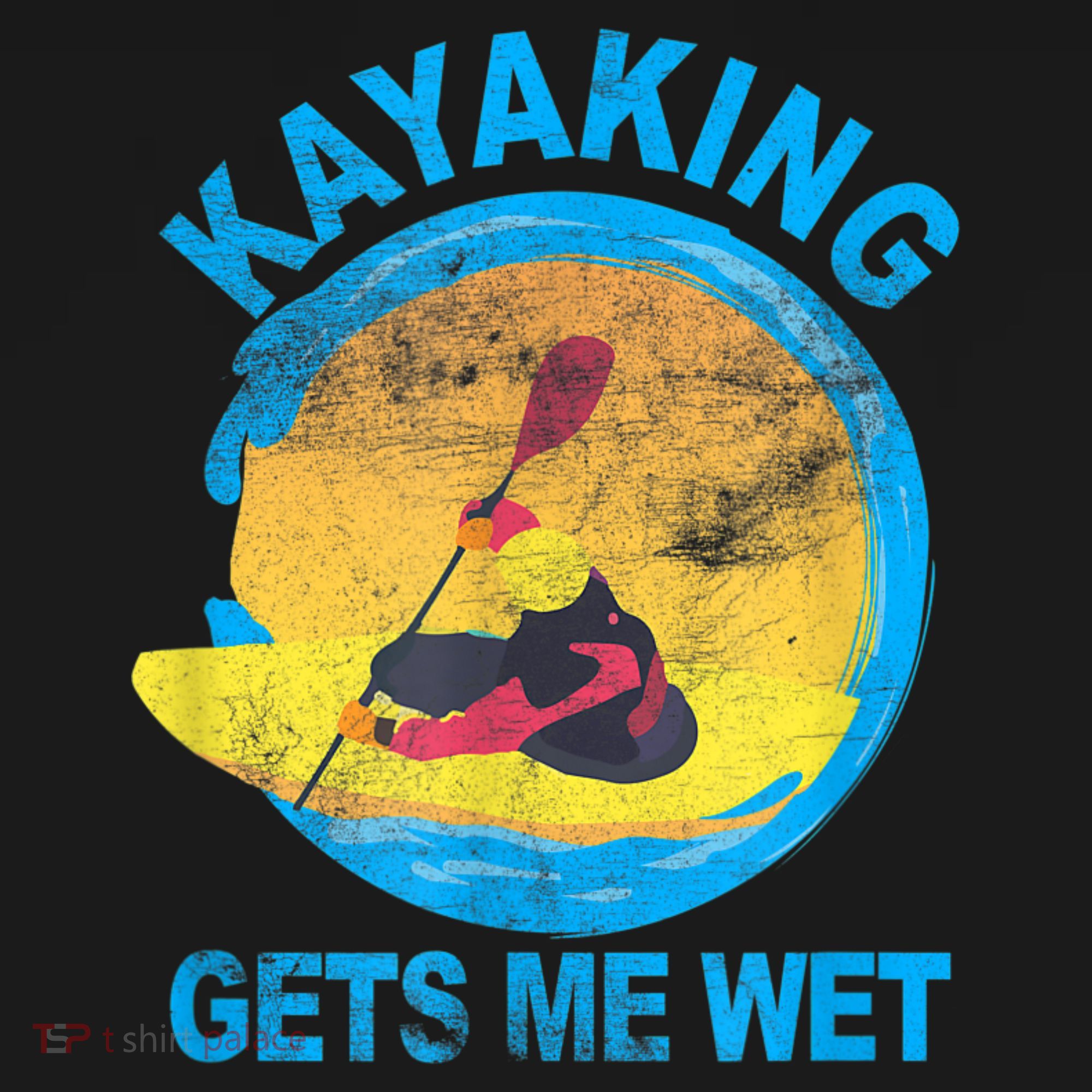 Kayaking Gets Me Wet Halloween Funny Toddler T-Shirt