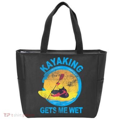 Kayaking Gets Me Wet Halloween Funny Tote Bag