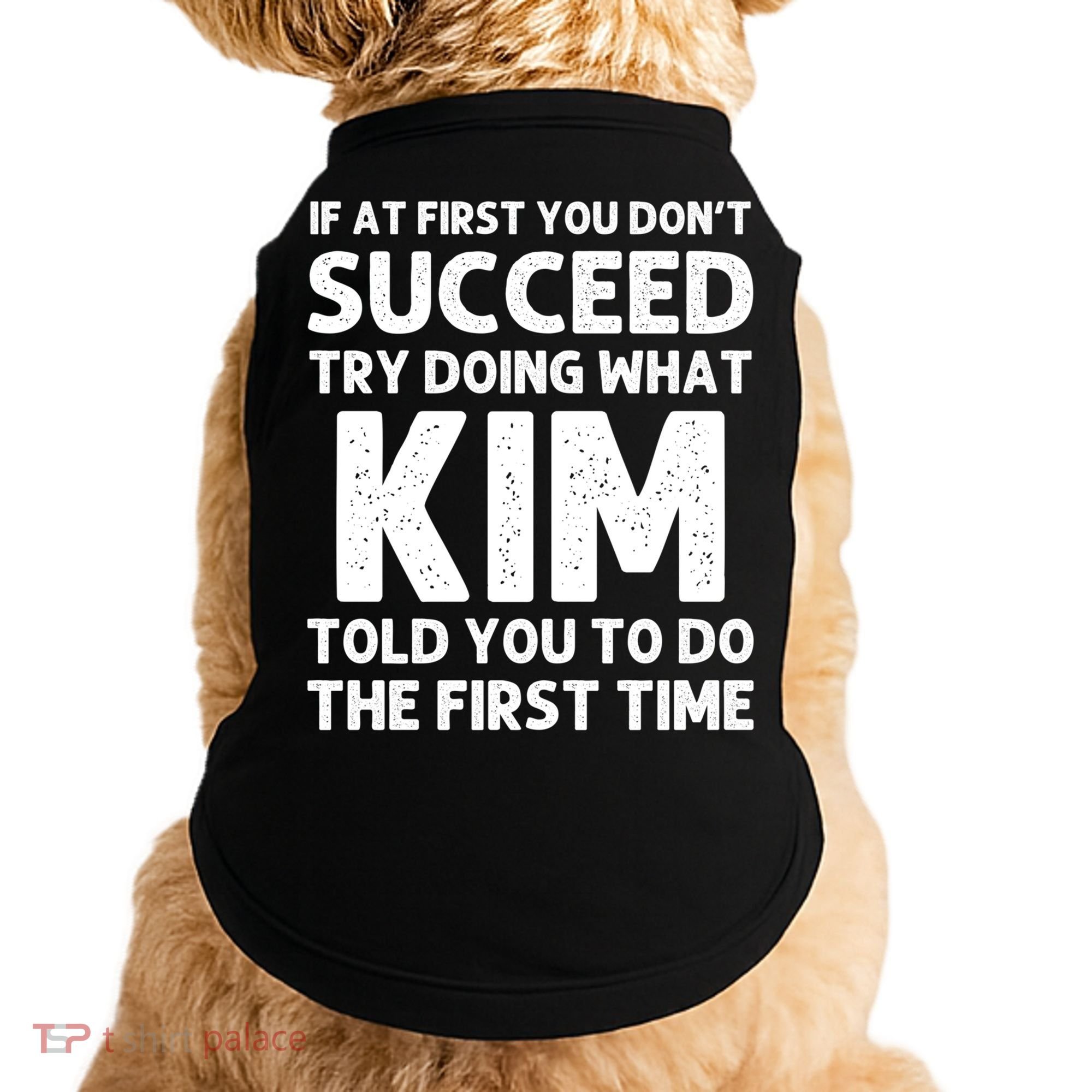 Kim Gift Name Personalized Birthday Funny Christmas Joke Gift Doggie Tank