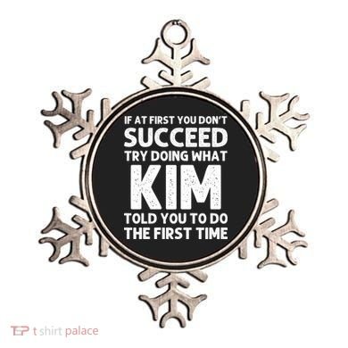 Kim Gift Name Personalized Birthday Funny Christmas Joke Gift Ornament