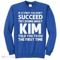 Kim Gift Name Personalized Birthday Funny Christmas Joke Gift Sweatshirt thumb 0