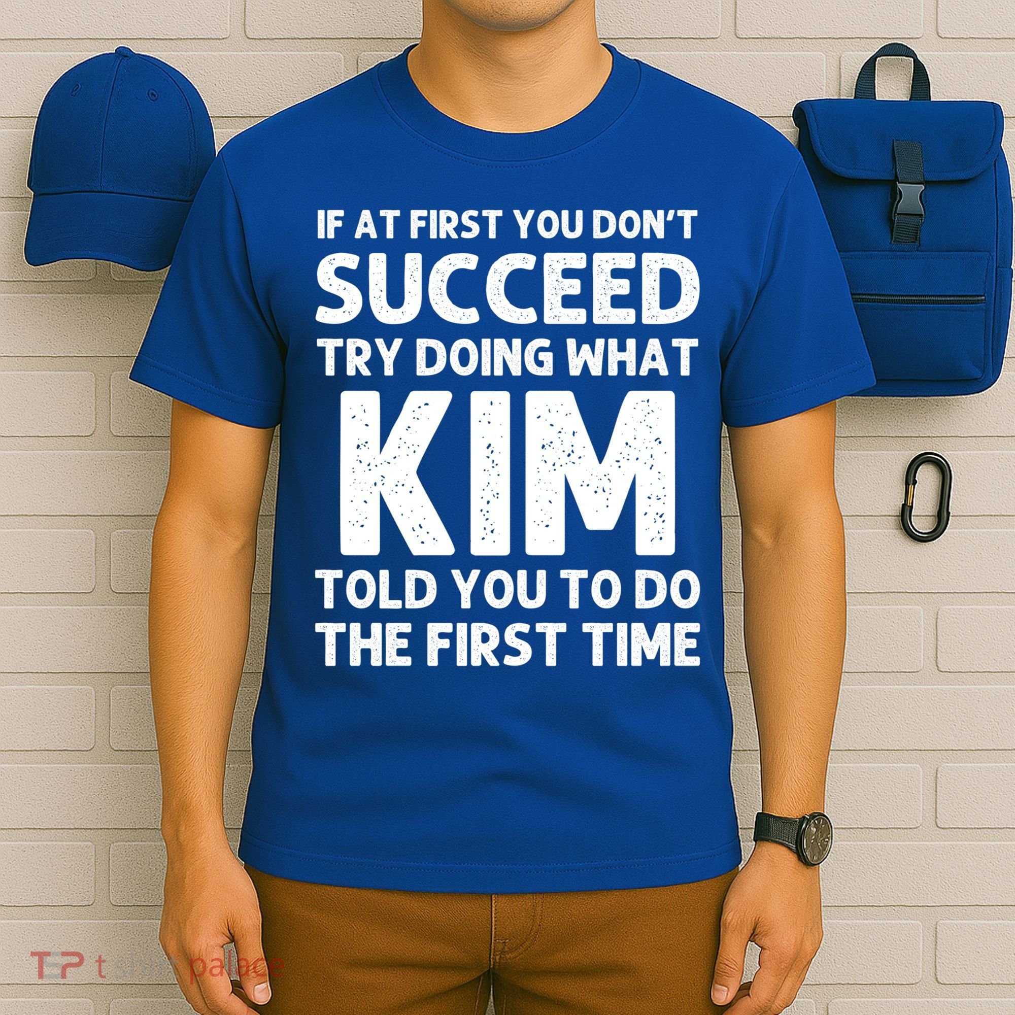 Kim Gift Name Personalized Birthday Funny Christmas Joke Gift T-Shirt