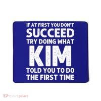 Kim Gift Name Personalized Birthday Funny Christmas Joke Gift Mousepad thumb 0