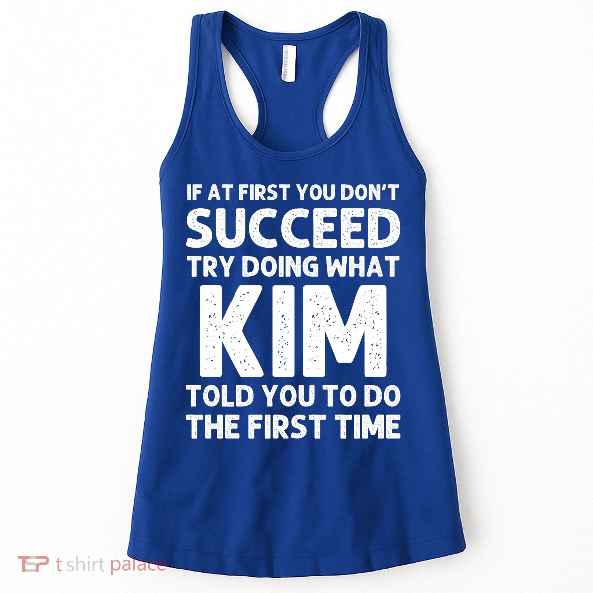 Kim Gift Name Personalized Birthday Funny Christmas Joke Gift Women's Tank Top