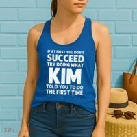 Kim Gift Name Personalized Birthday Funny Christmas Joke Gift Women's Tank Top thumb 2