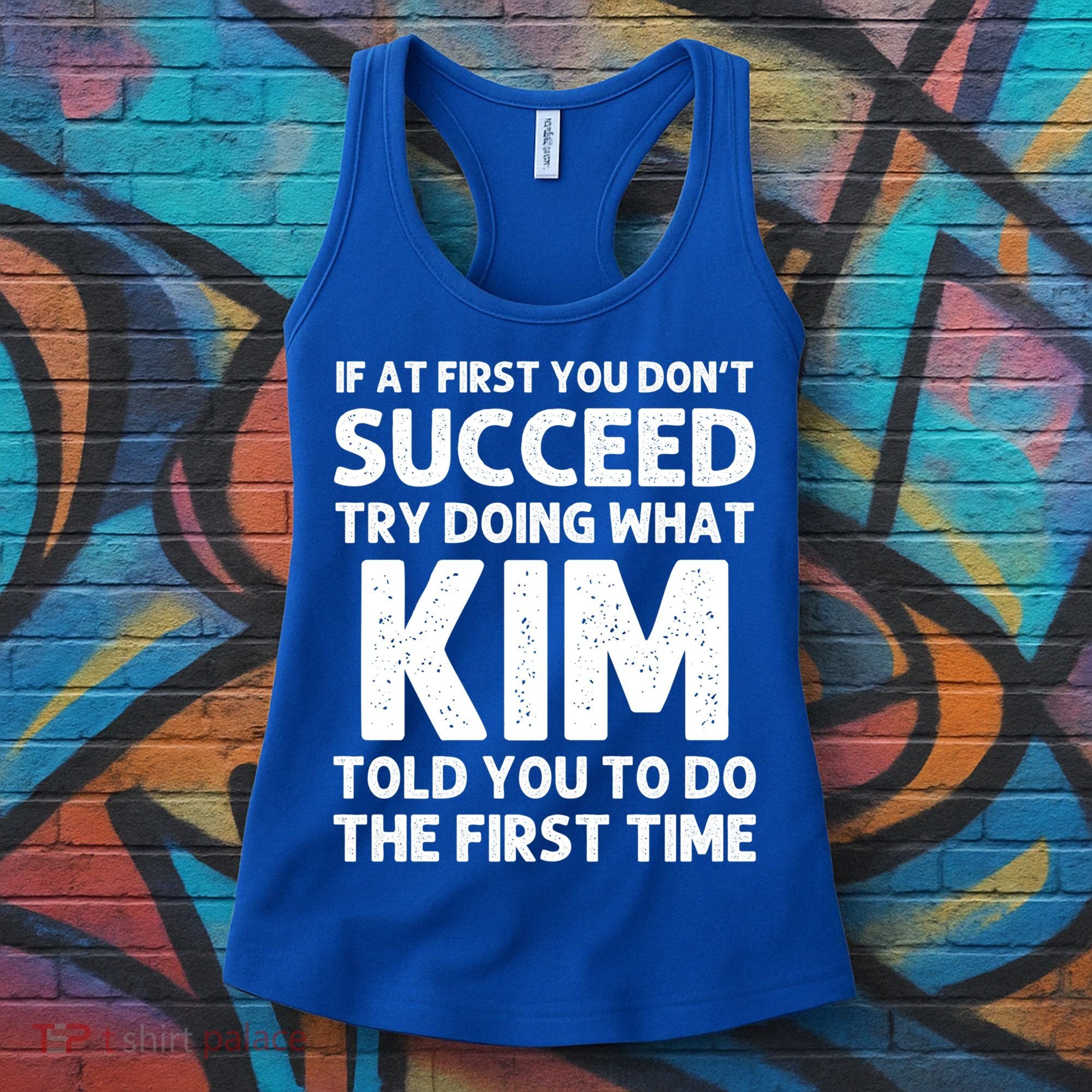 Kim Gift Name Personalized Birthday Funny Christmas Joke Gift Women's Tank Top
