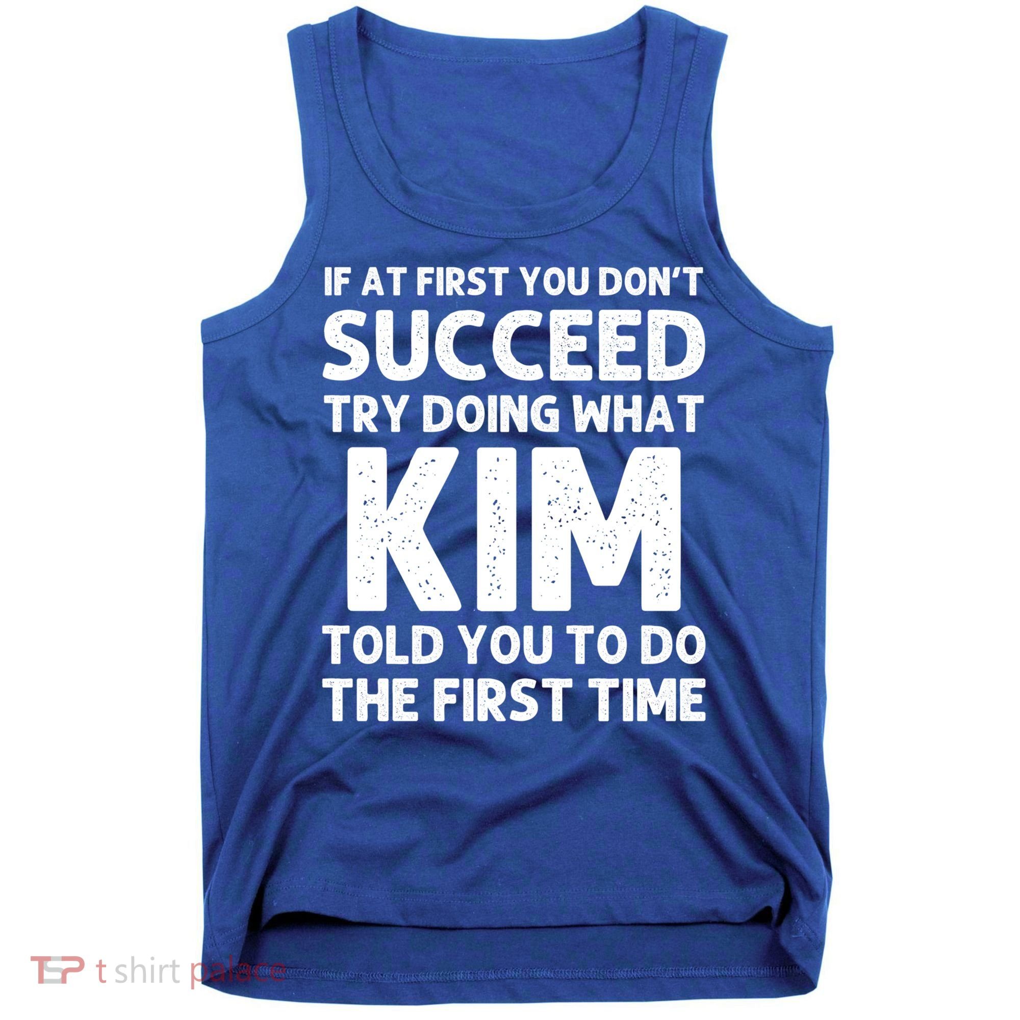 Kim Gift Name Personalized Birthday Funny Christmas Joke Gift Tank Top