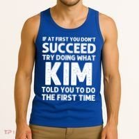 Kim Gift Name Personalized Birthday Funny Christmas Joke Gift Tank Top thumb 3