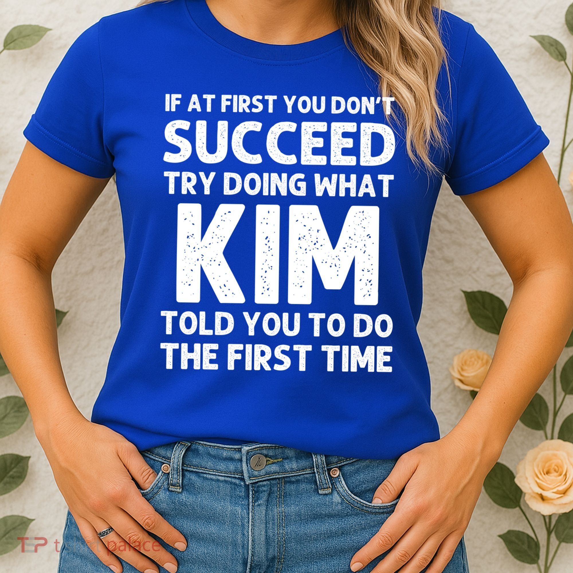 Kim Gift Name Personalized Birthday Funny Christmas Joke Gift Women's T-Shirt