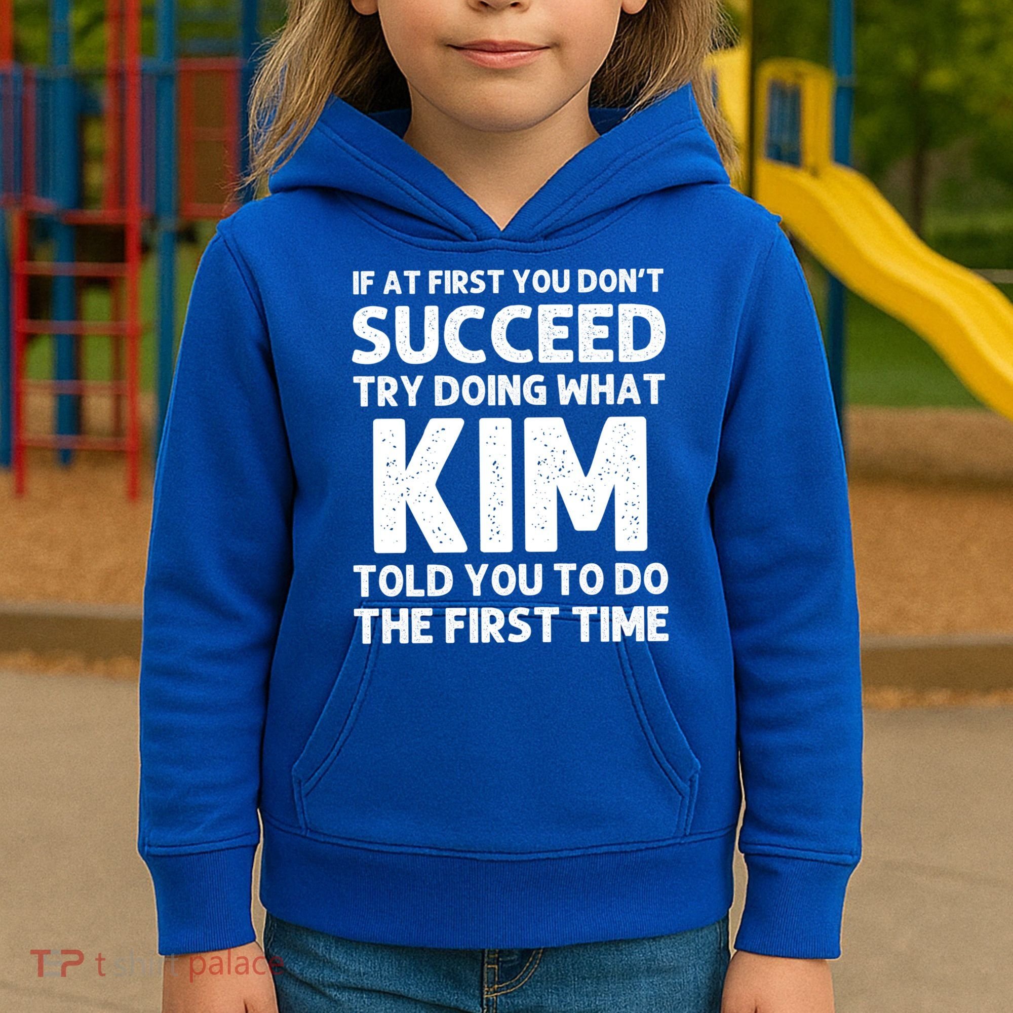 Kim Gift Name Personalized Birthday Funny Christmas Joke Gift Kids Hoodie