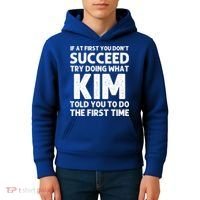 Kim Gift Name Personalized Birthday Funny Christmas Joke Gift Kids Hoodie thumb 4