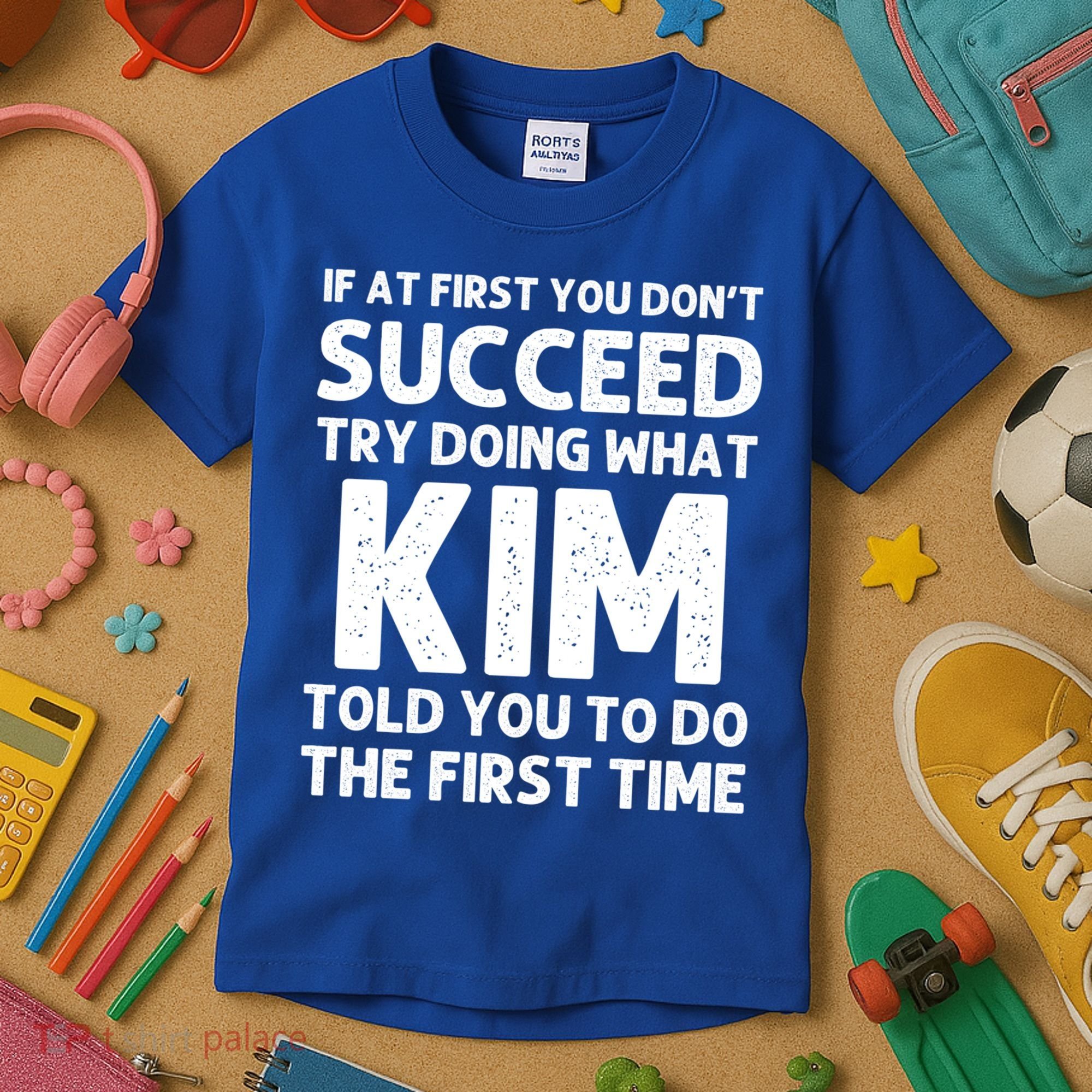Kim Gift Name Personalized Birthday Funny Christmas Joke Gift Kids T-Shirt