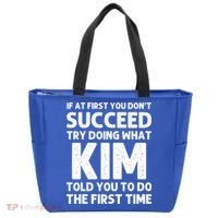 Kim Gift Name Personalized Birthday Funny Christmas Joke Gift Tote Bag thumb 0
