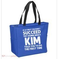 Kim Gift Name Personalized Birthday Funny Christmas Joke Gift Tote Bag thumb 2