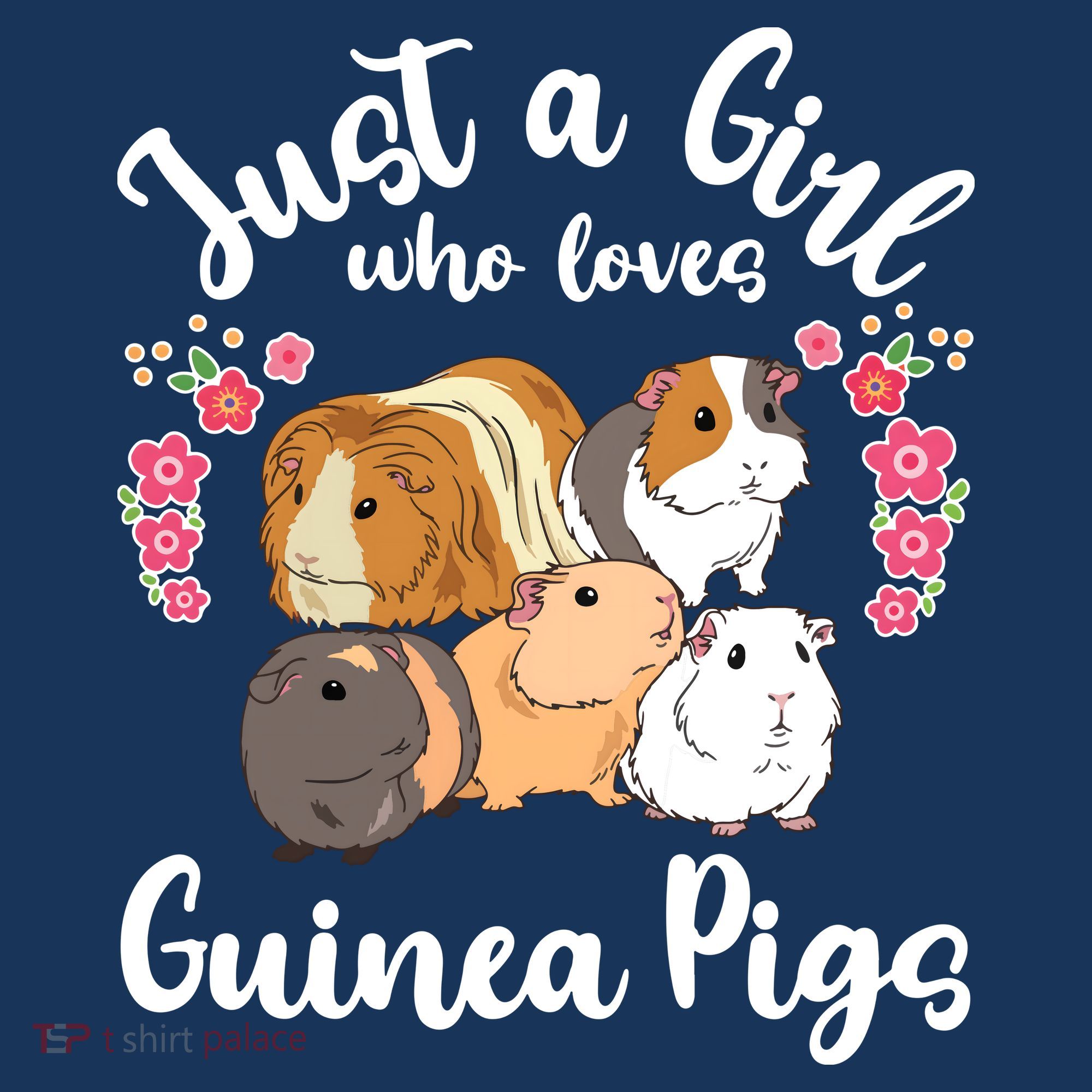 Kids Guinea Pig Just A Girl Who Loves Guinea Pigs T-Shirt
