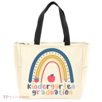 Kindergarten Graduation Rainbow Cute Tote Bag