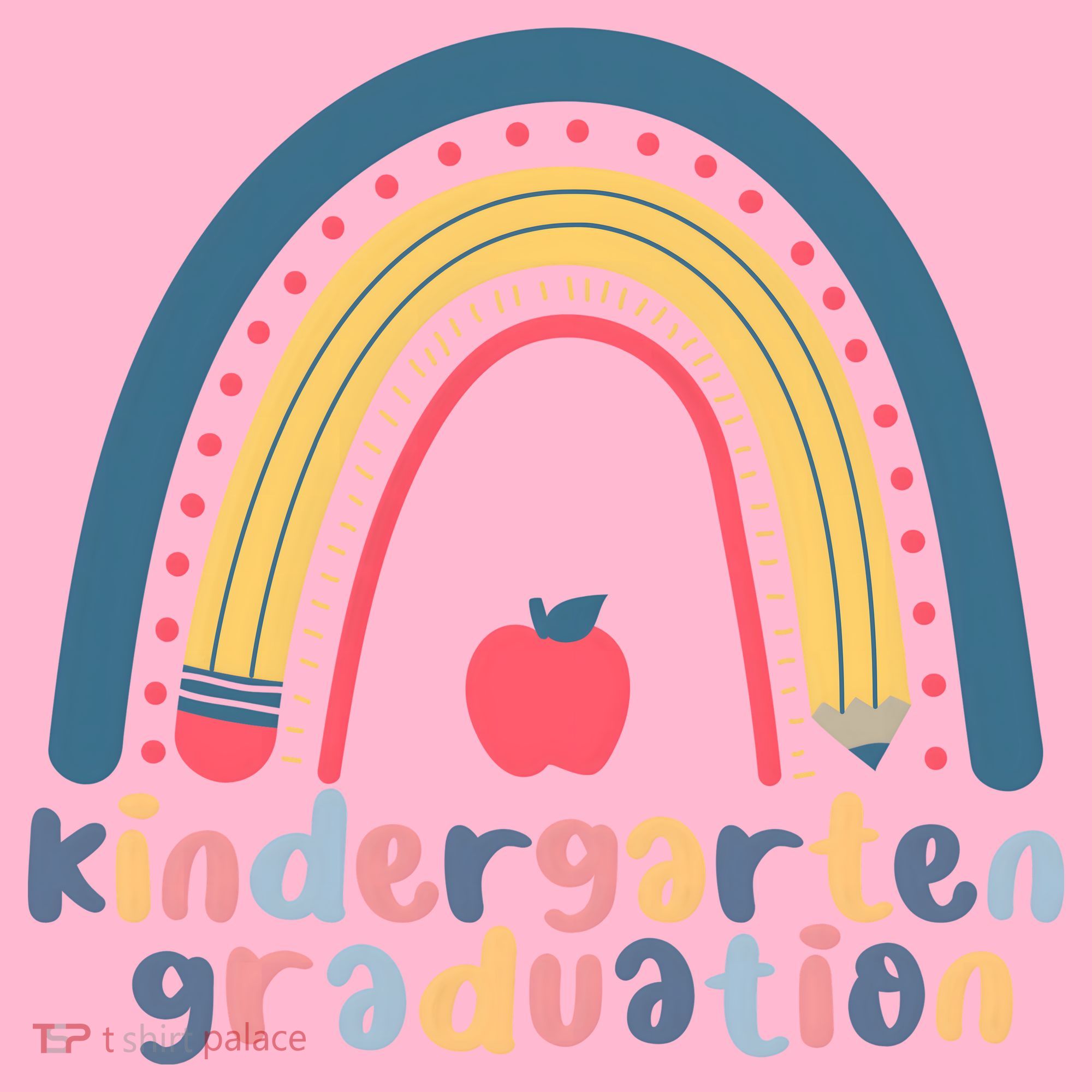 Kindergarten Graduation Rainbow Cute Coaster