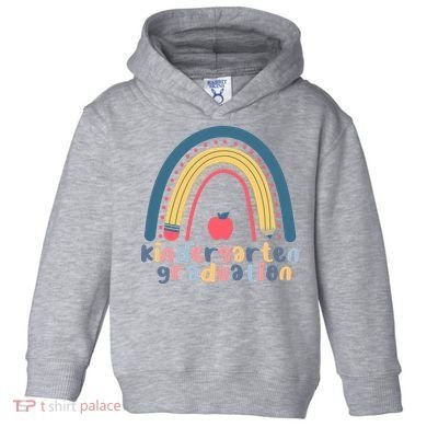 Kindergarten Graduation Rainbow Cute Toddler Hoodie