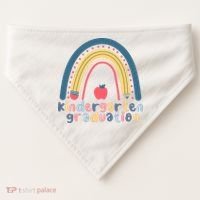 Kindergarten Graduation Rainbow Cute USA-Made Doggie Bandana thumb 0