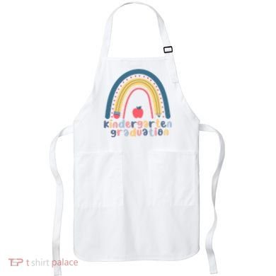 Kindergarten Graduation Rainbow Cute Apron