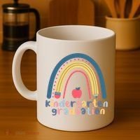 Kindergarten Graduation Rainbow Cute Coffee Mug thumb 4