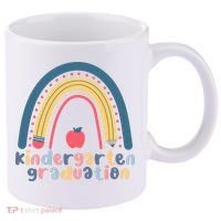 Kindergarten Graduation Rainbow Cute 11oz C Handle Ceramic Mug thumb 0