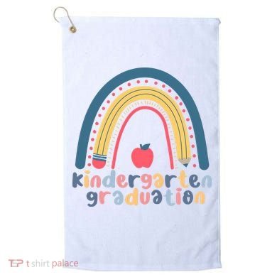 Kindergarten Graduation Rainbow Cute Golf Towel