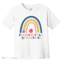 Kindergarten Graduation Rainbow Cute Toddler T-Shirt thumb 0